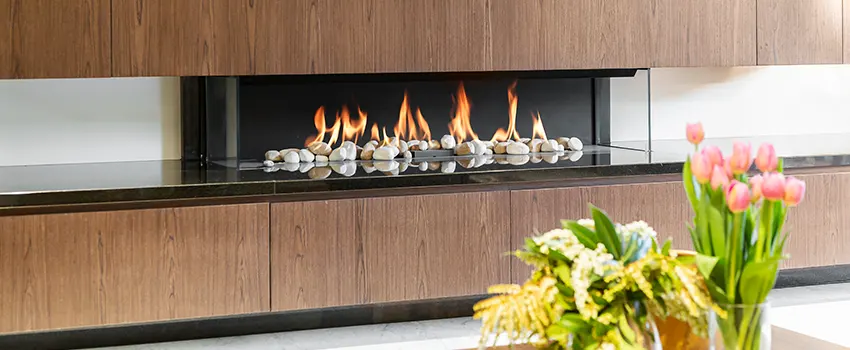Double-height Fireplace Design Refurbishment in Cutler Bay, Florida